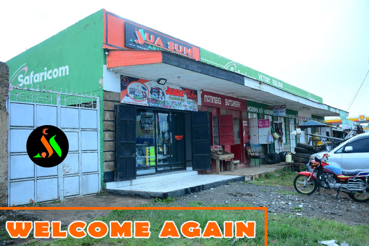 Juasun storefront and creative business exterior